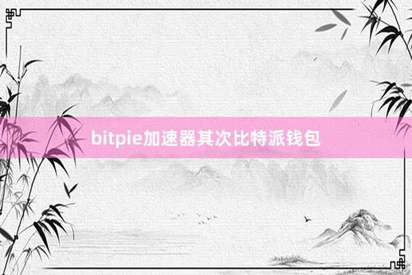 bitpie加速器其次比特派钱包