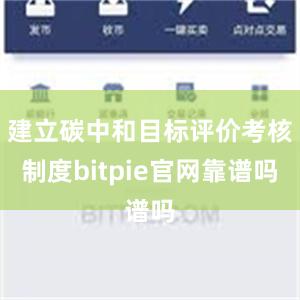 建立碳中和目标评价考核制度bitpie官网靠谱吗